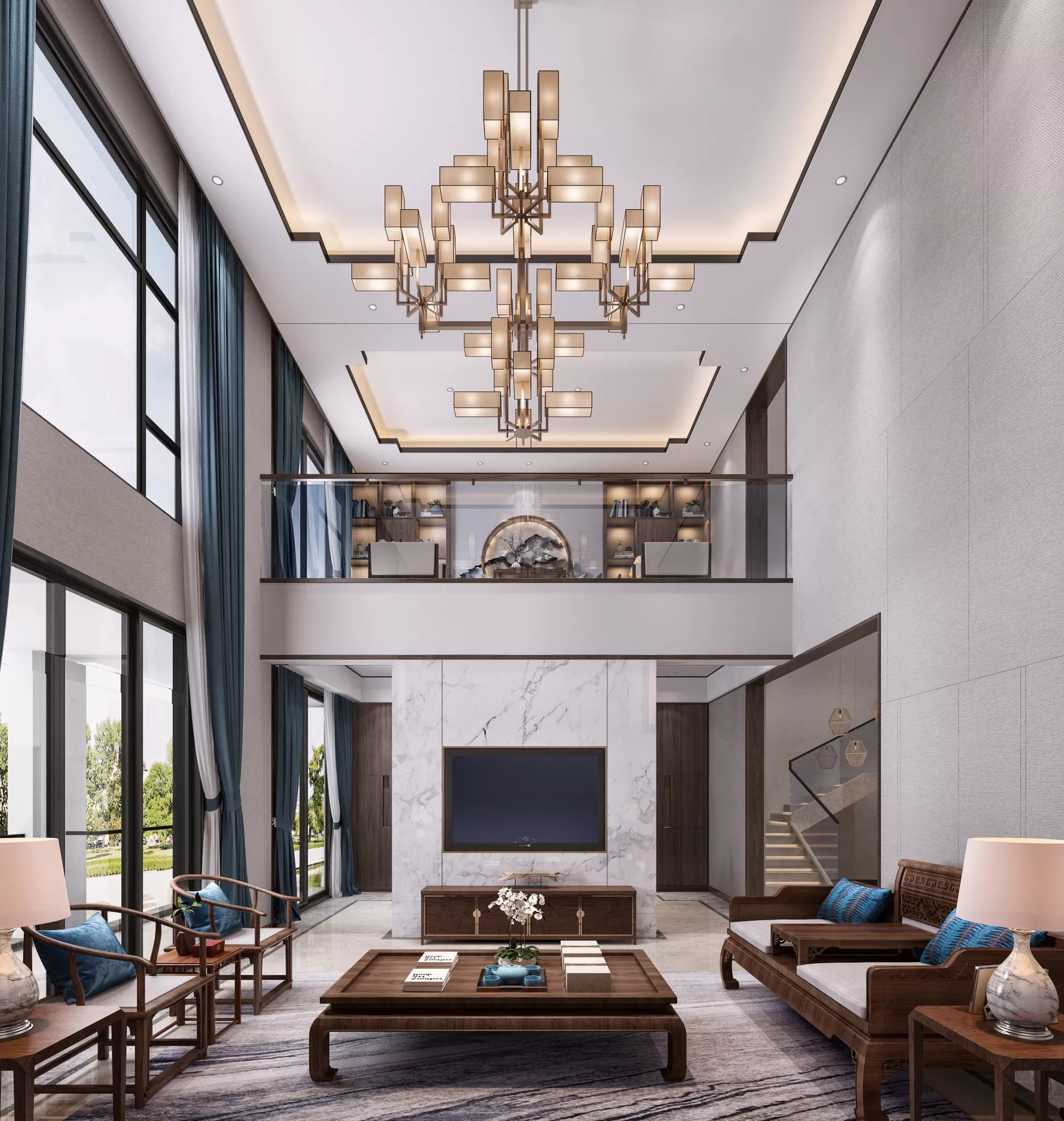 LIVING ROOM - CHINESE STYLE - 1473