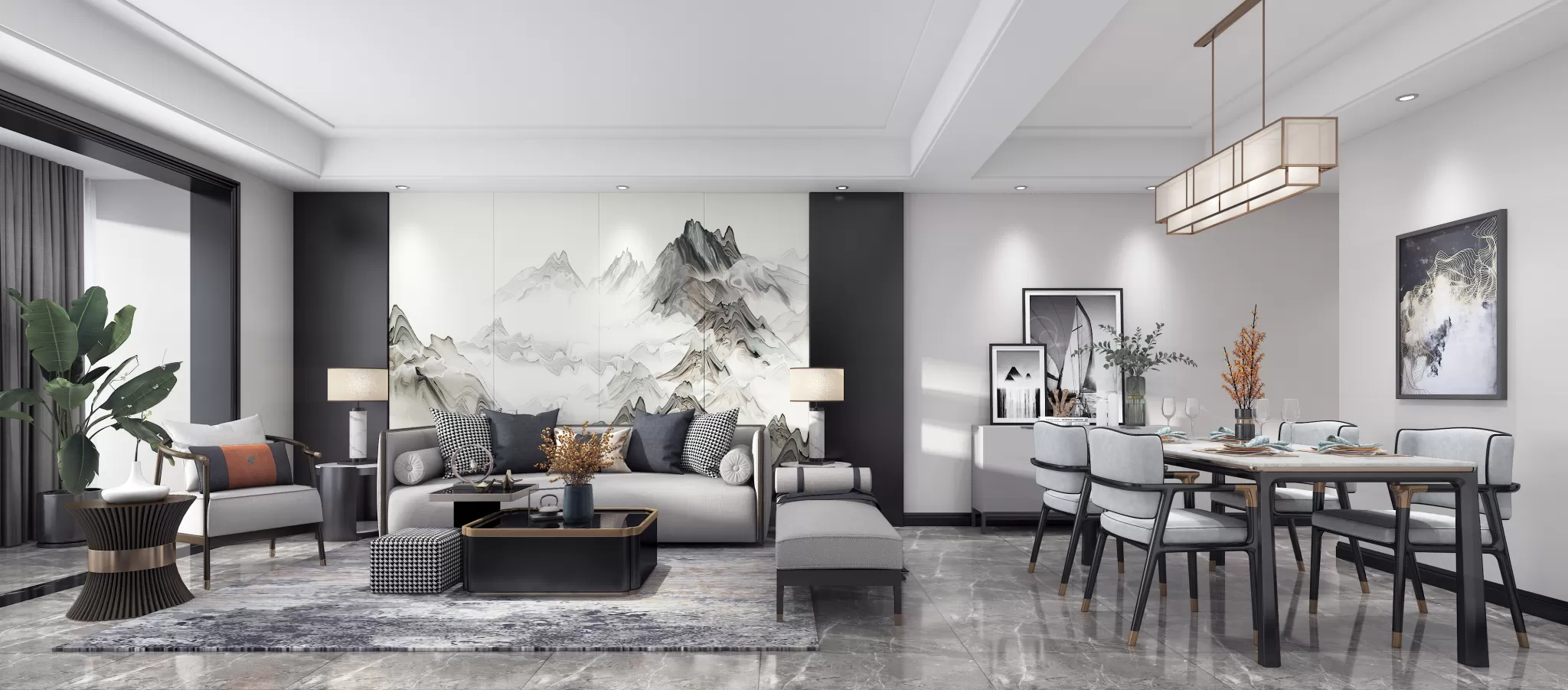 LIVING ROOM - CHINESE STYLE - 1479