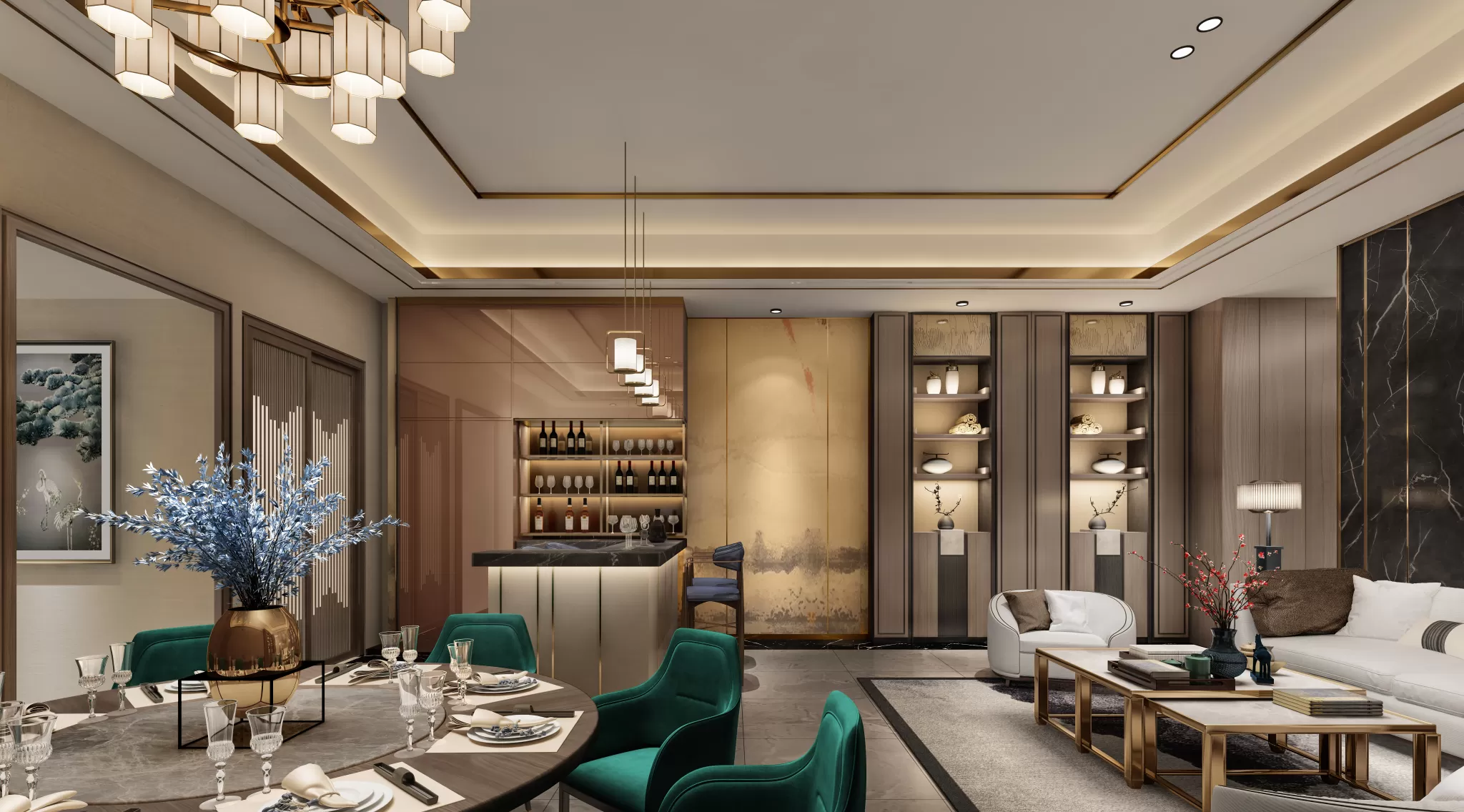 LIVING ROOM - CHINESE STYLE - 1485