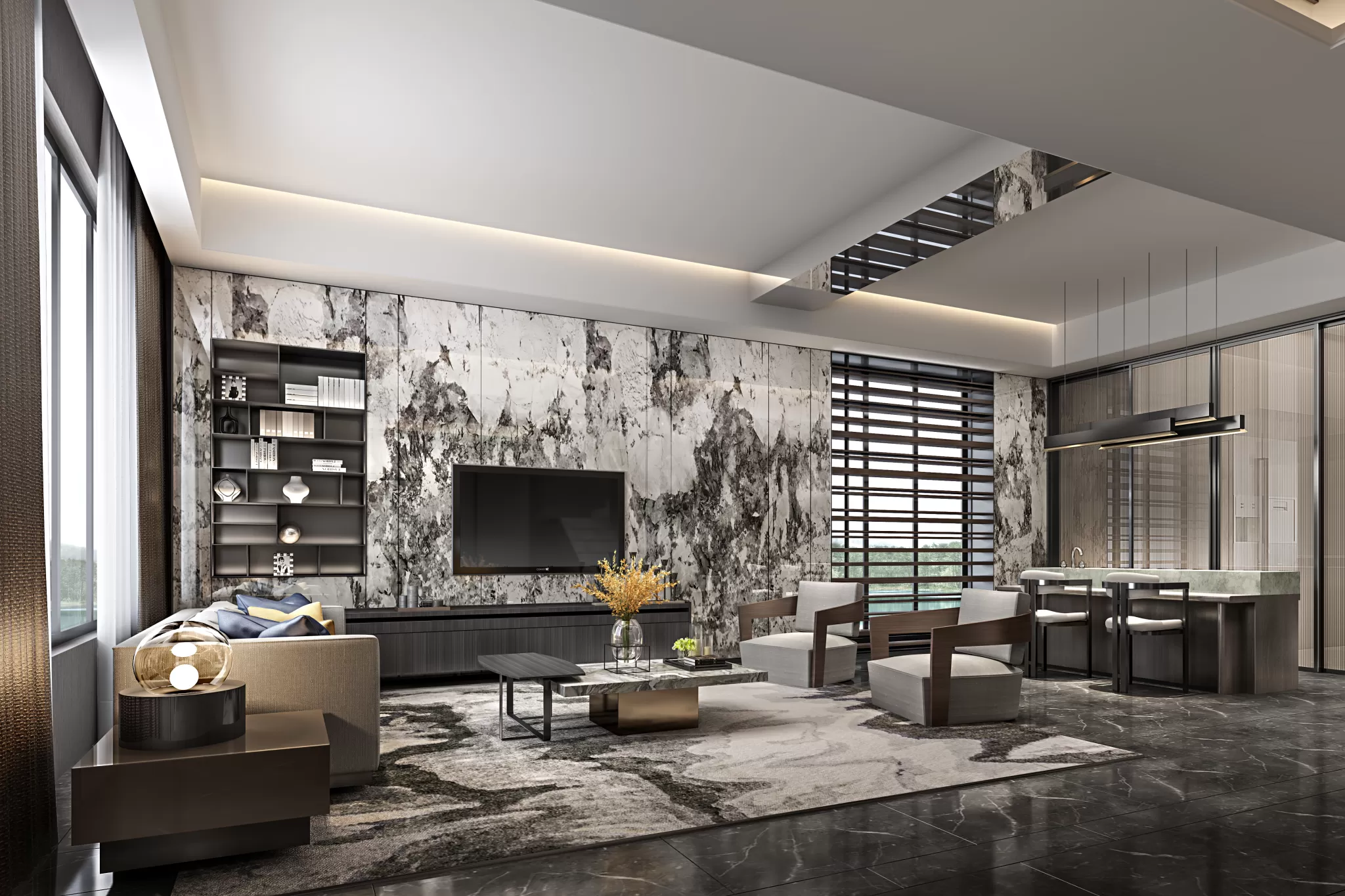 LIVING ROOM - CHINESE STYLE - 1488