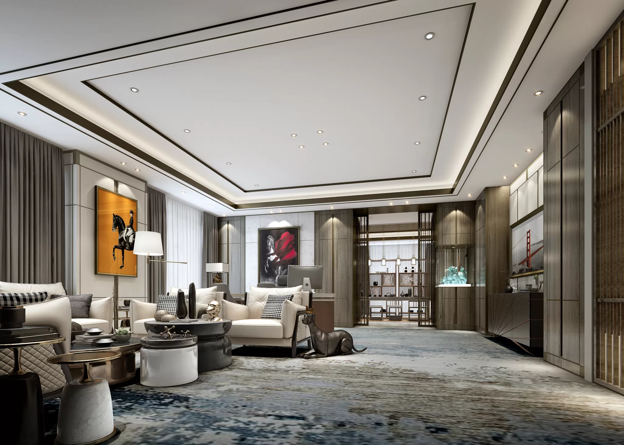 LIVING ROOM - CHINESE STYLE - 1497