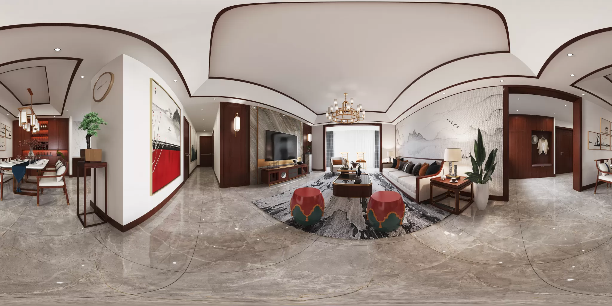 LIVING ROOM - CHINESE STYLE - 1501