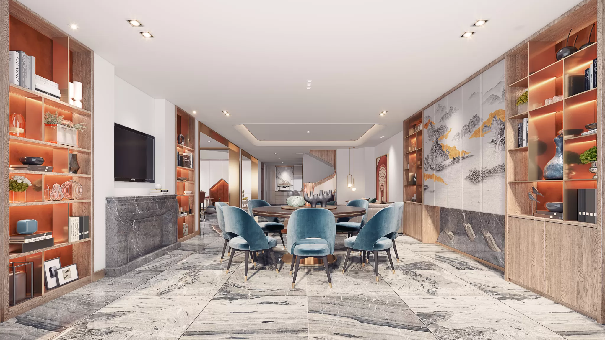 LIVING ROOM - CHINESE STYLE - 1505