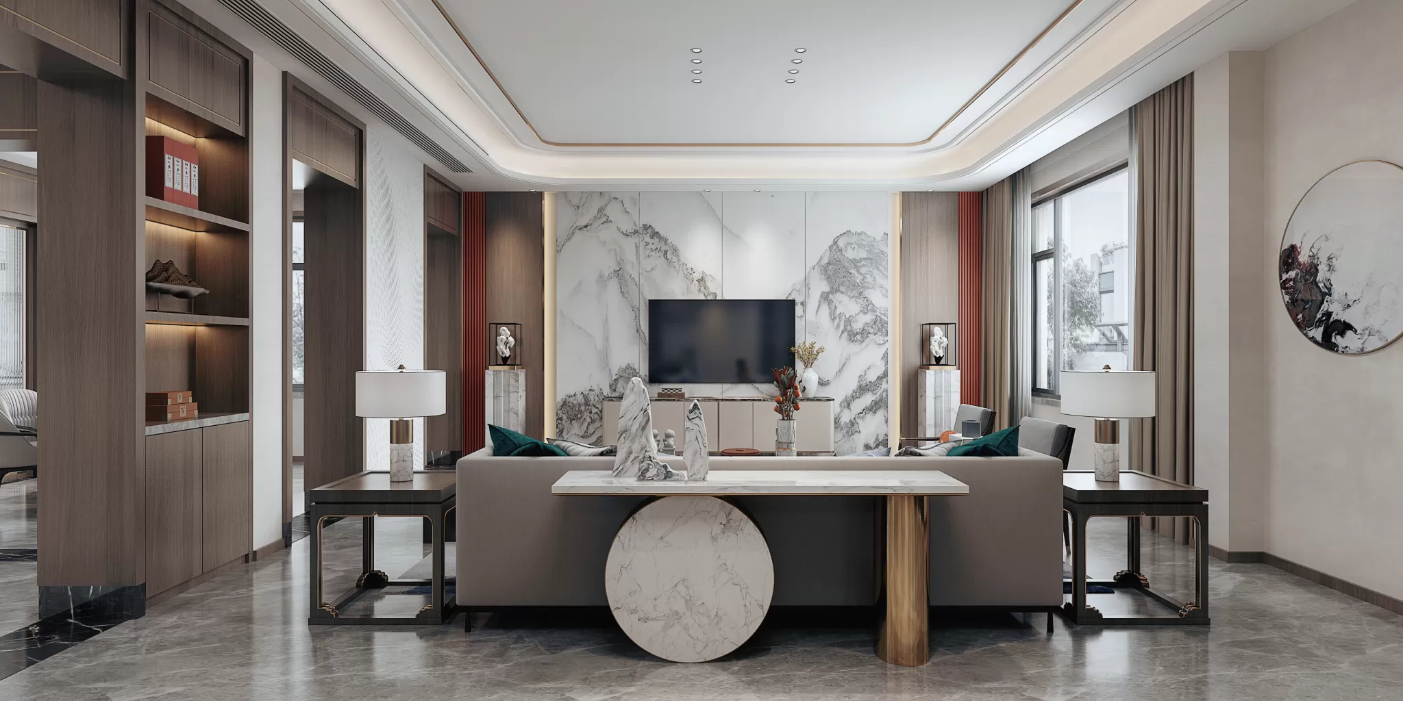 LIVING ROOM - CHINESE STYLE - 1518