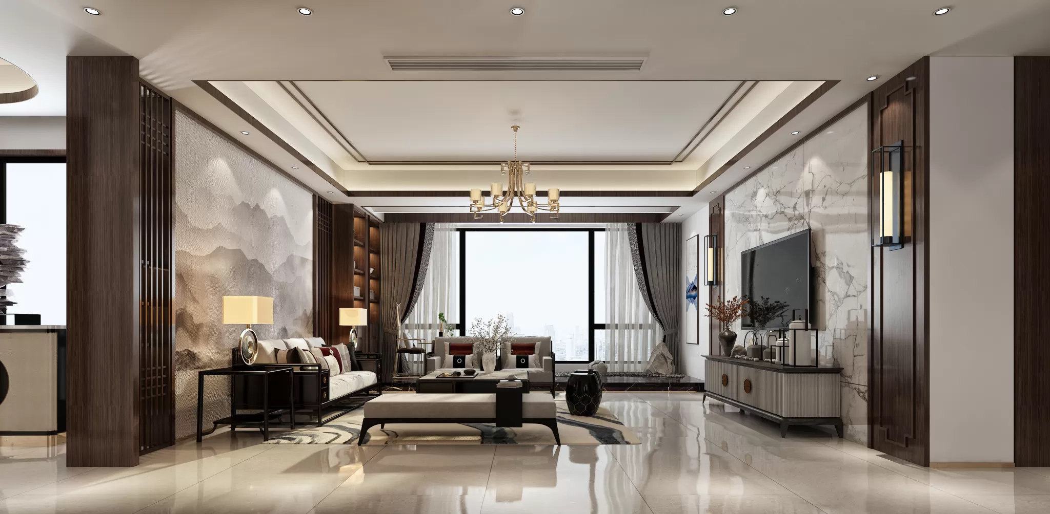 LIVING ROOM - CHINESE STYLE - 1519