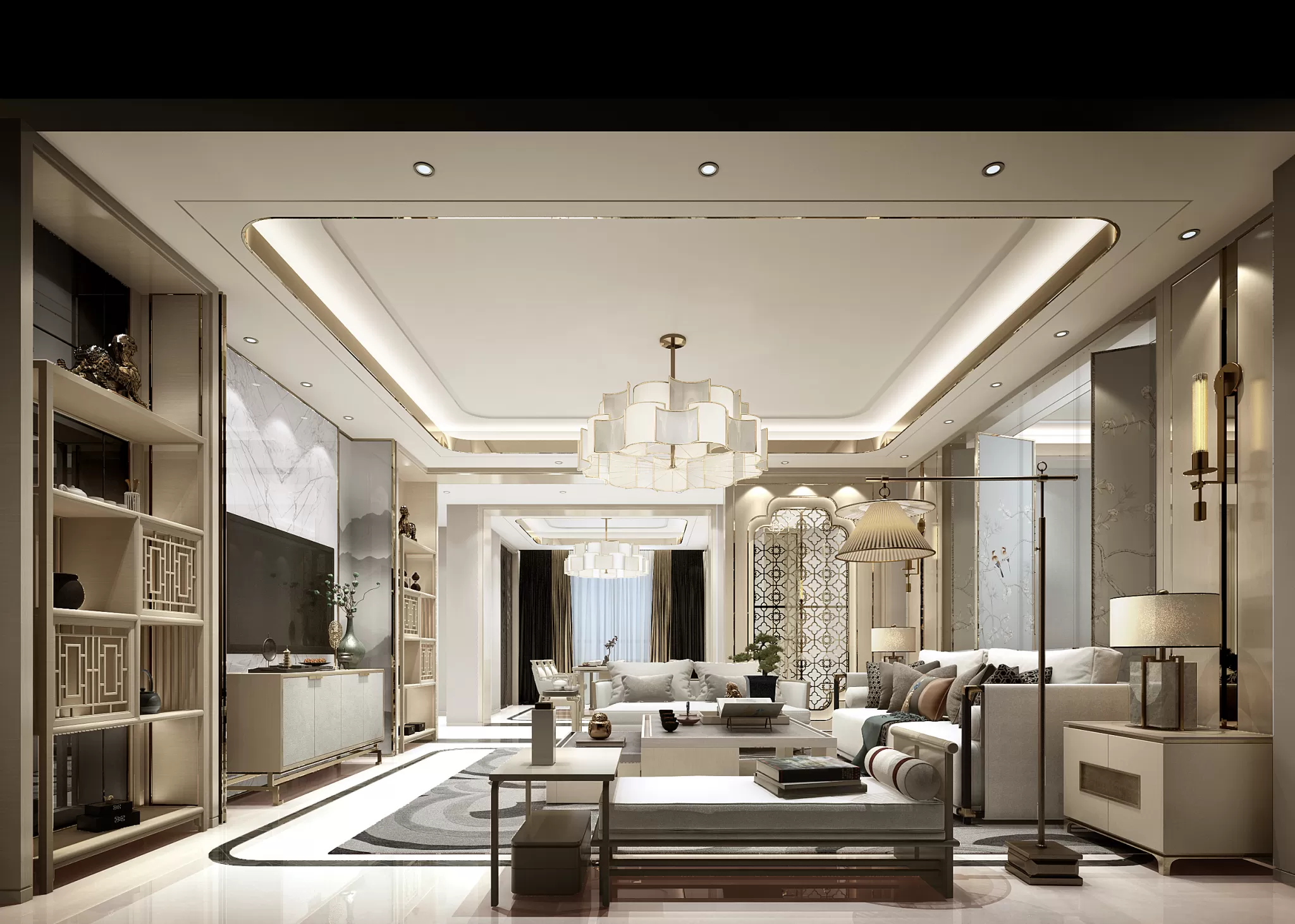 LIVING ROOM - CHINESE STYLE - 1522