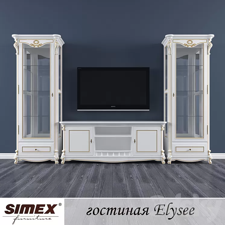 Living room "Elysee" SIMEX 3D Model
