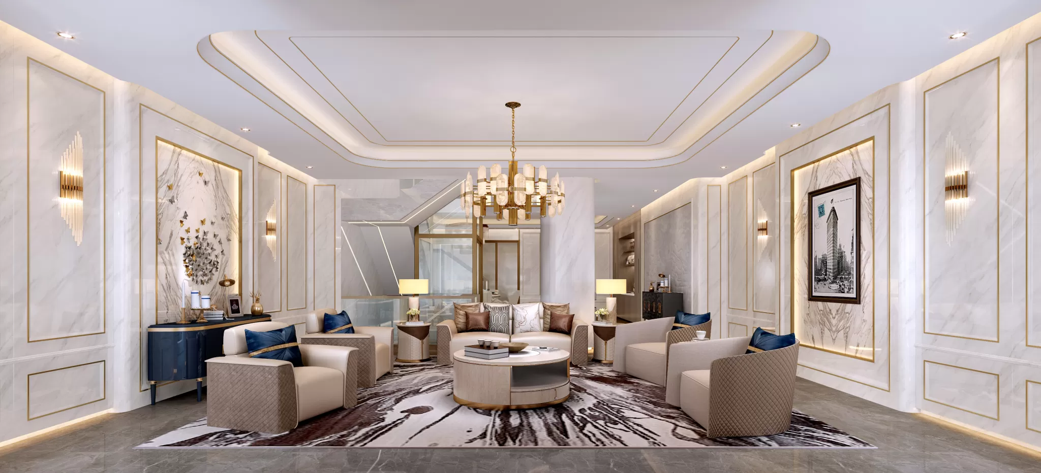 LIVING ROOM - EUROPEAN STYLE - 1875