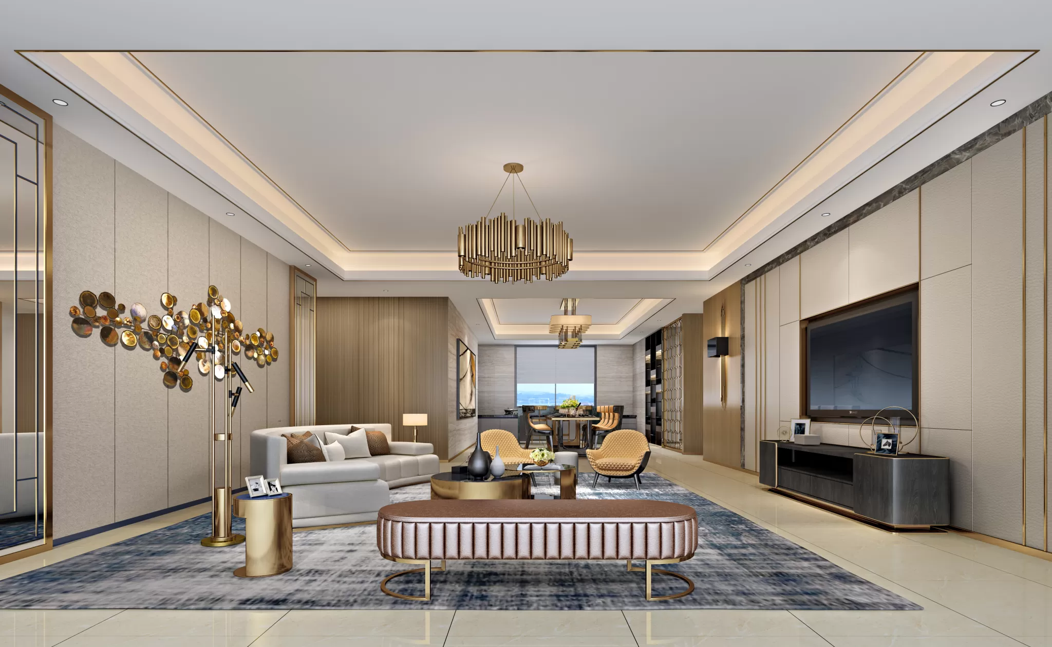 LIVING ROOM - EUROPEAN STYLE - 1880