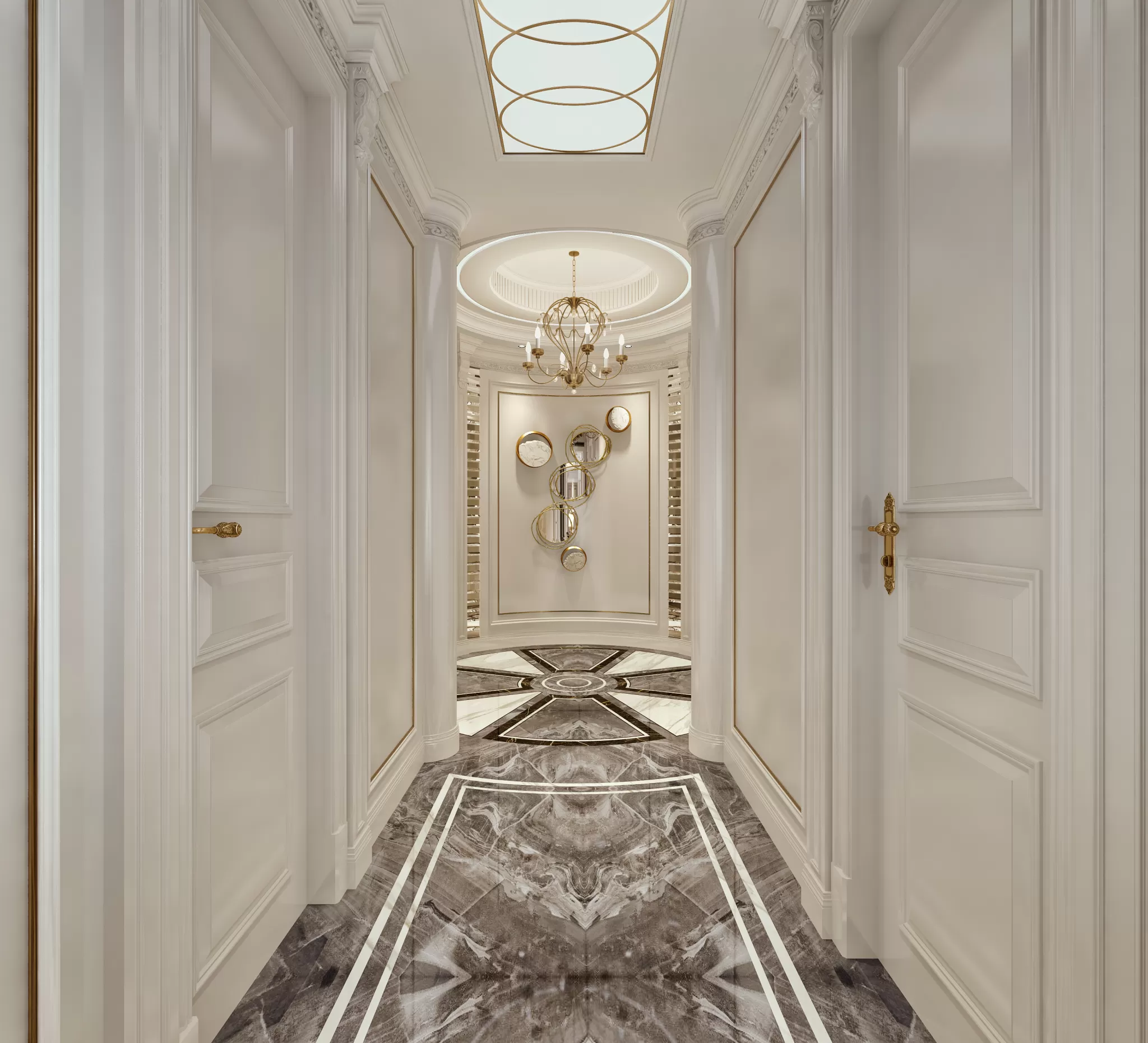 LIVING ROOM - EUROPEAN STYLE - 1909