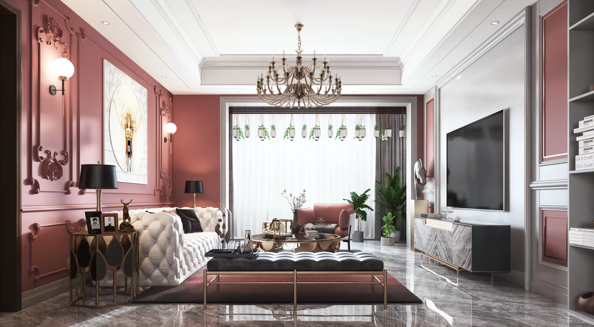 LIVING ROOM - EUROPEAN STYLE - 1918