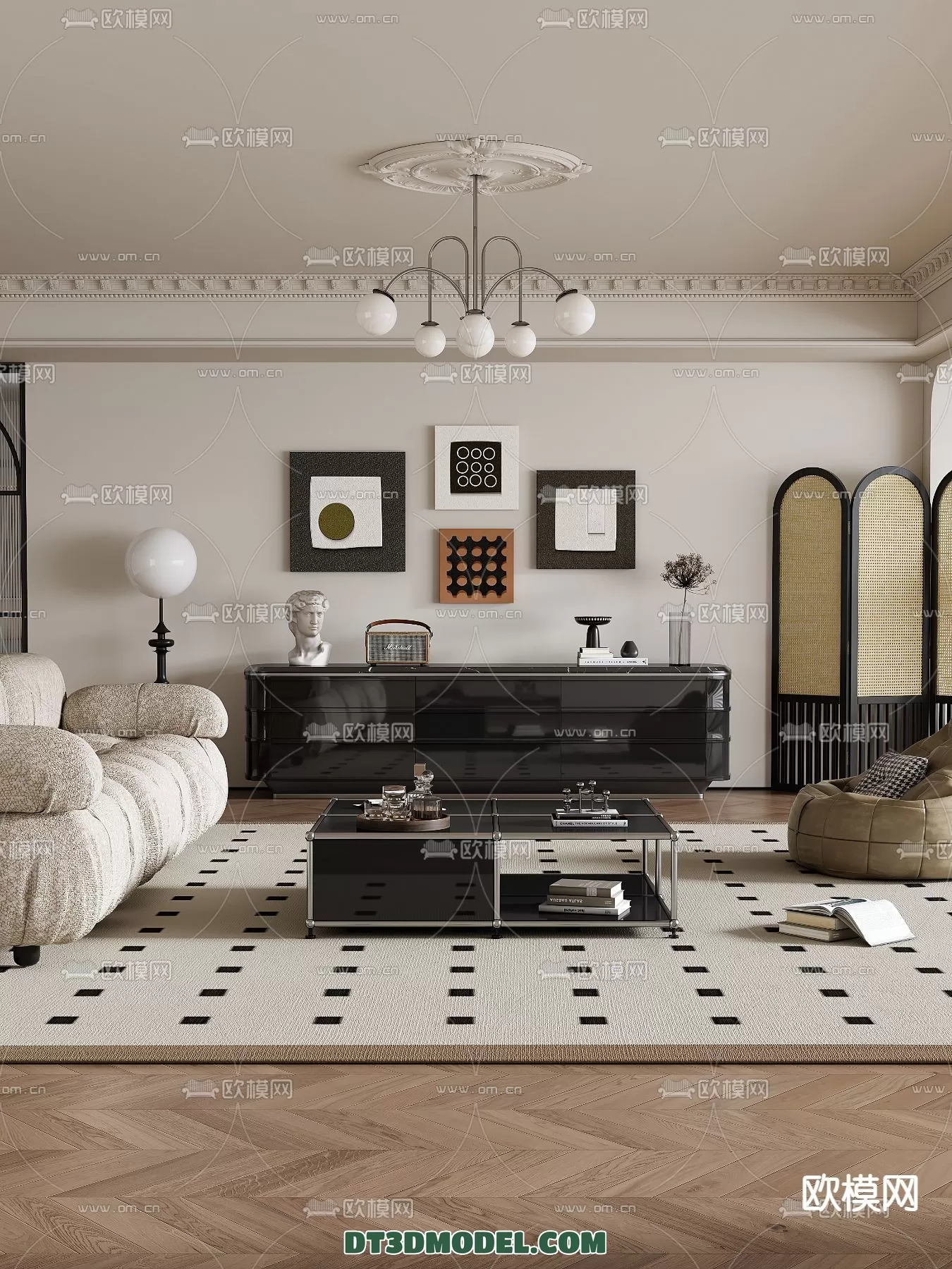 LIVING ROOM - EUROPEAN STYLE - 6191