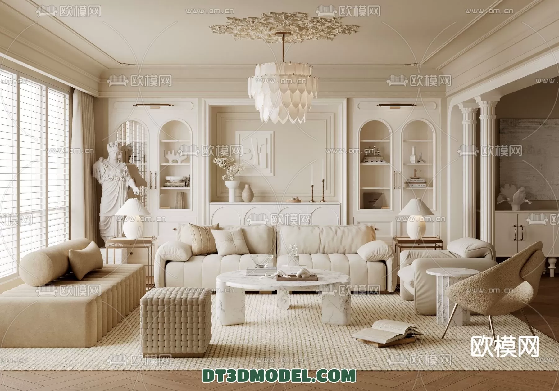 LIVING ROOM - EUROPEAN STYLE - 6193
