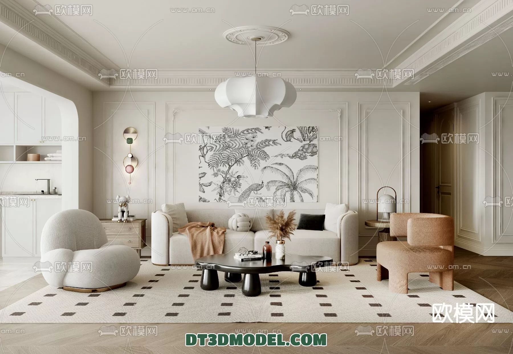 LIVING ROOM - EUROPEAN STYLE - 6199