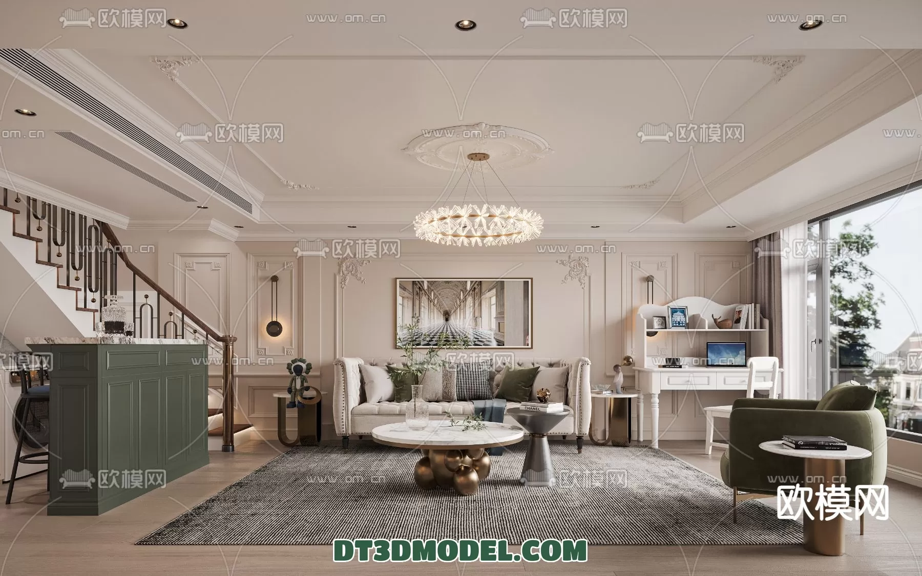 LIVING ROOM - EUROPEAN STYLE - 6200