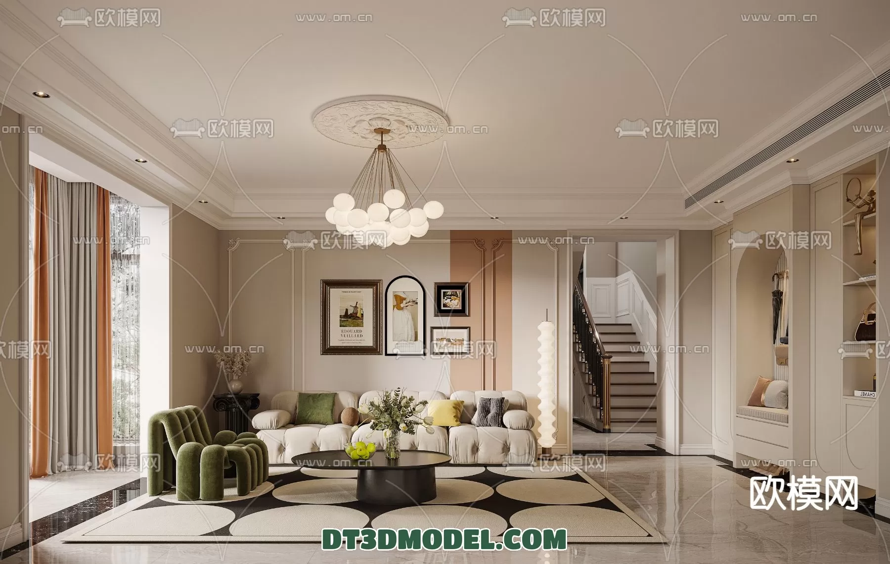 LIVING ROOM - EUROPEAN STYLE - 6201