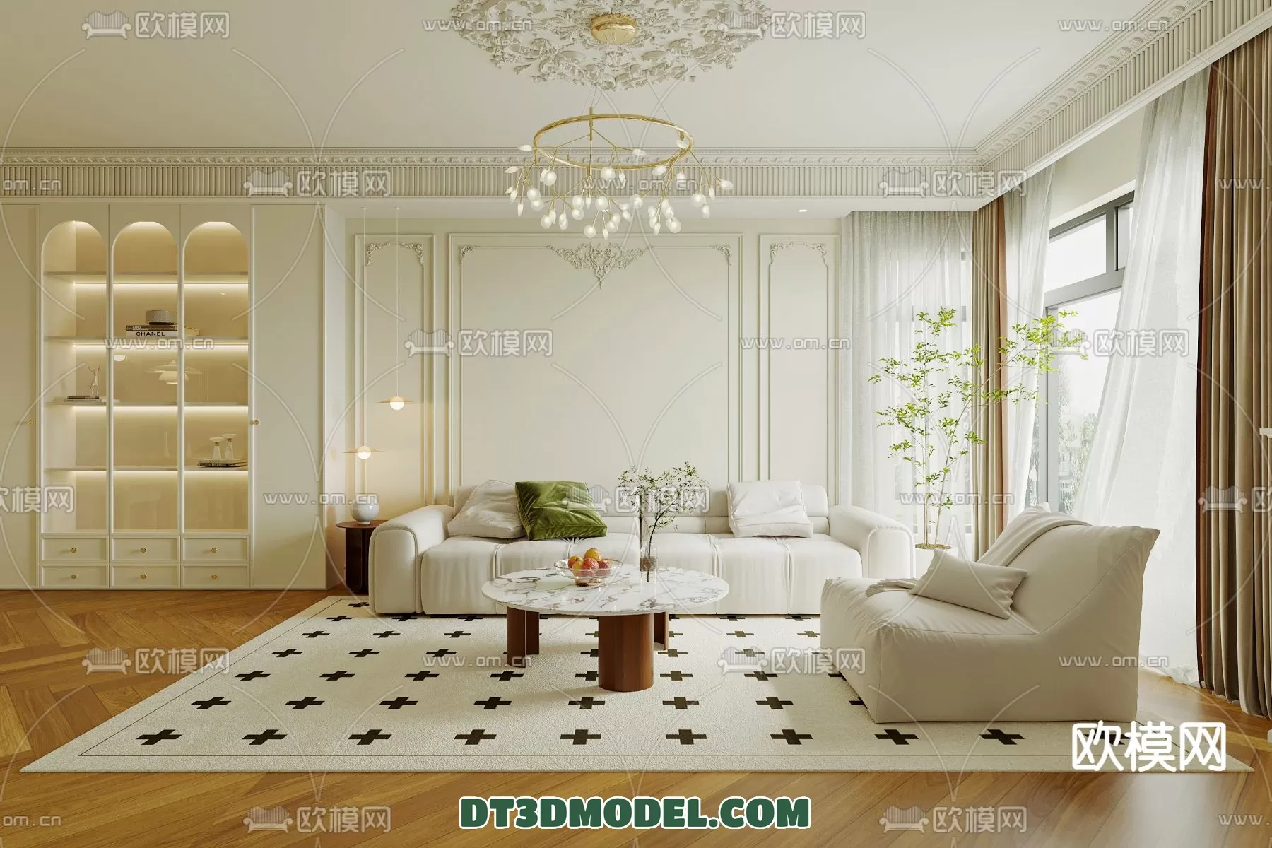 LIVING ROOM - EUROPEAN STYLE - 6215