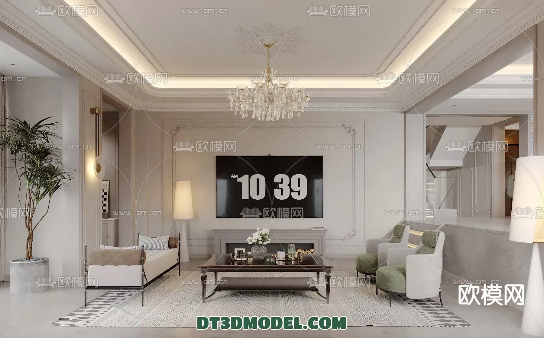 LIVING ROOM - EUROPEAN STYLE - 6217