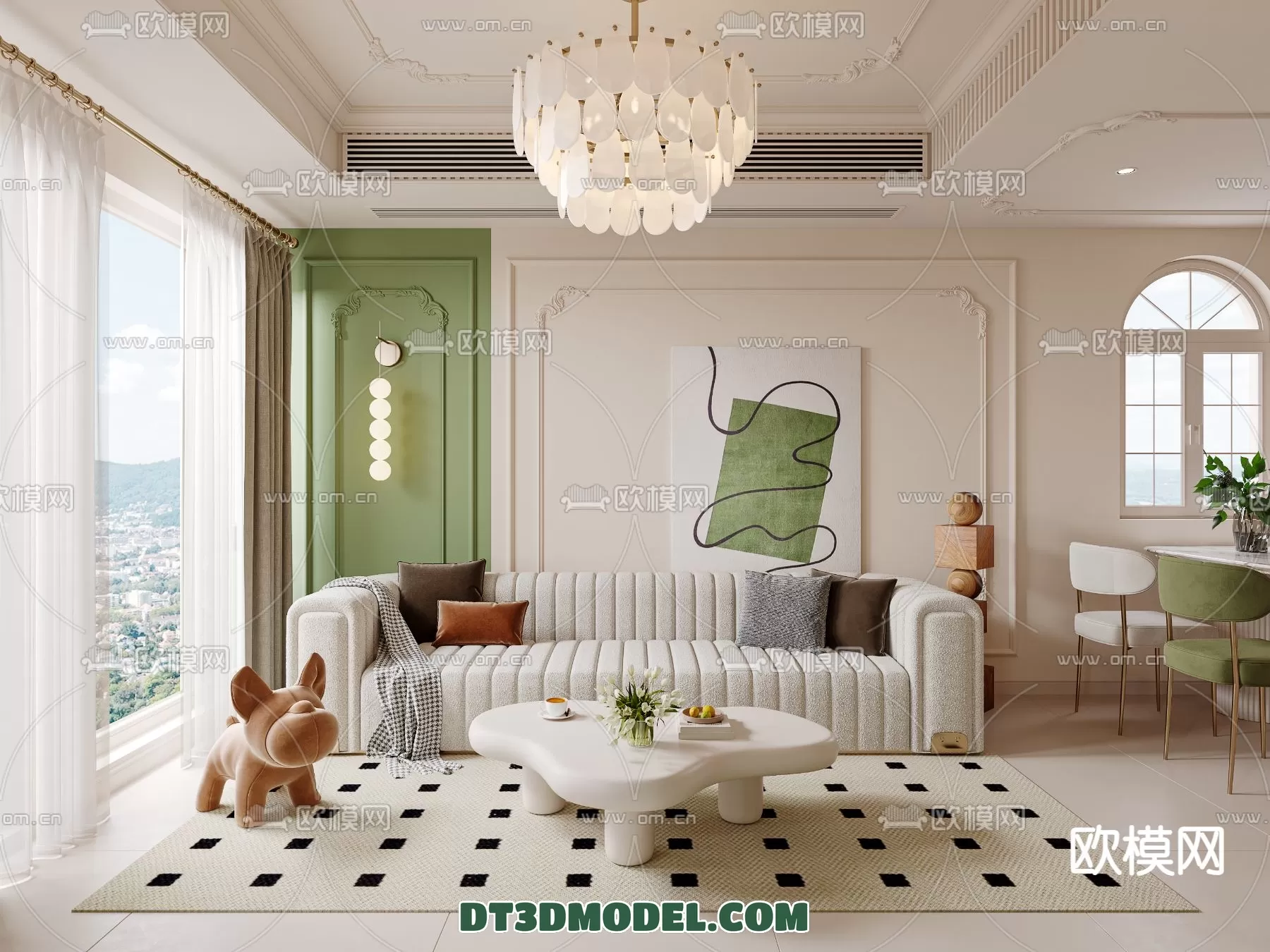 LIVING ROOM - EUROPEAN STYLE - 6222