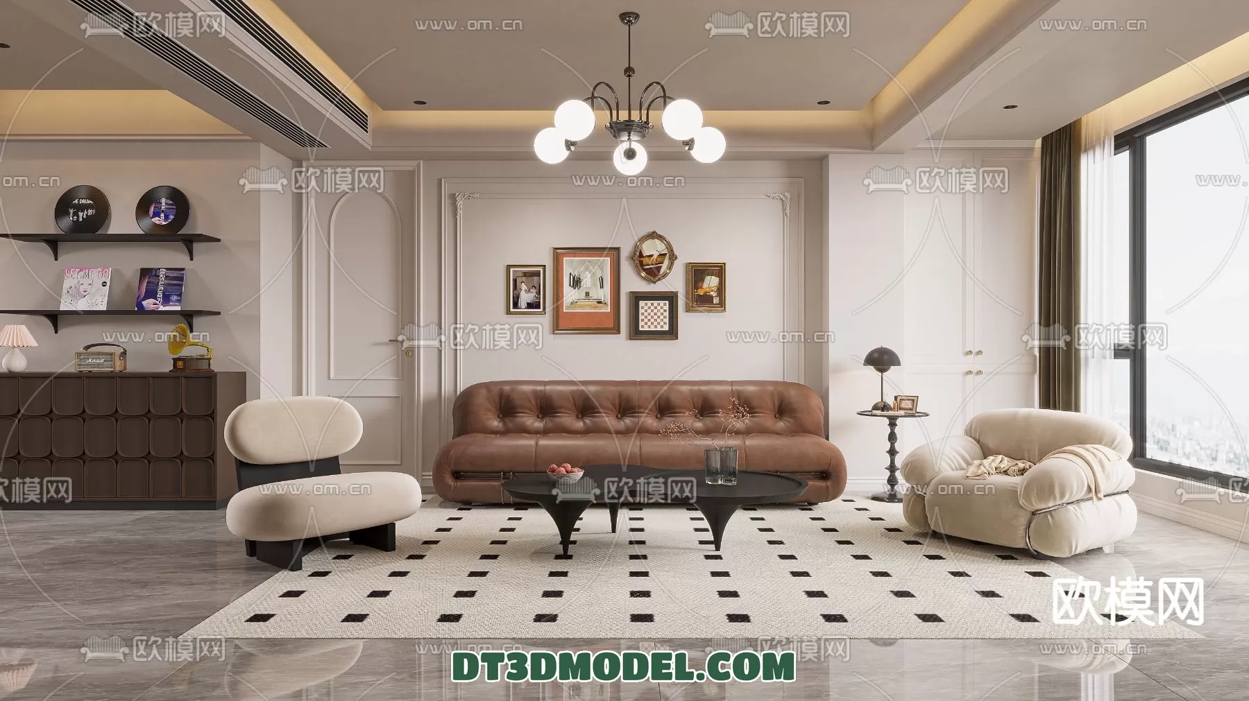 LIVING ROOM - EUROPEAN STYLE - 6223