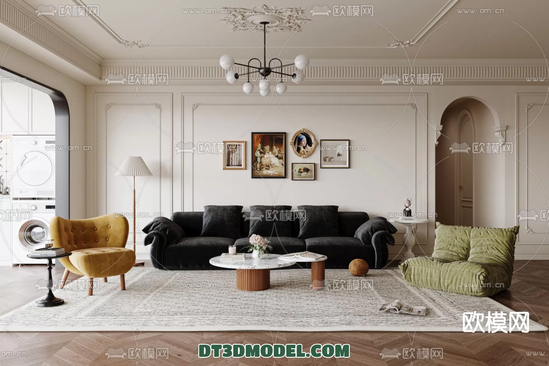 LIVING ROOM - EUROPEAN STYLE - 6226