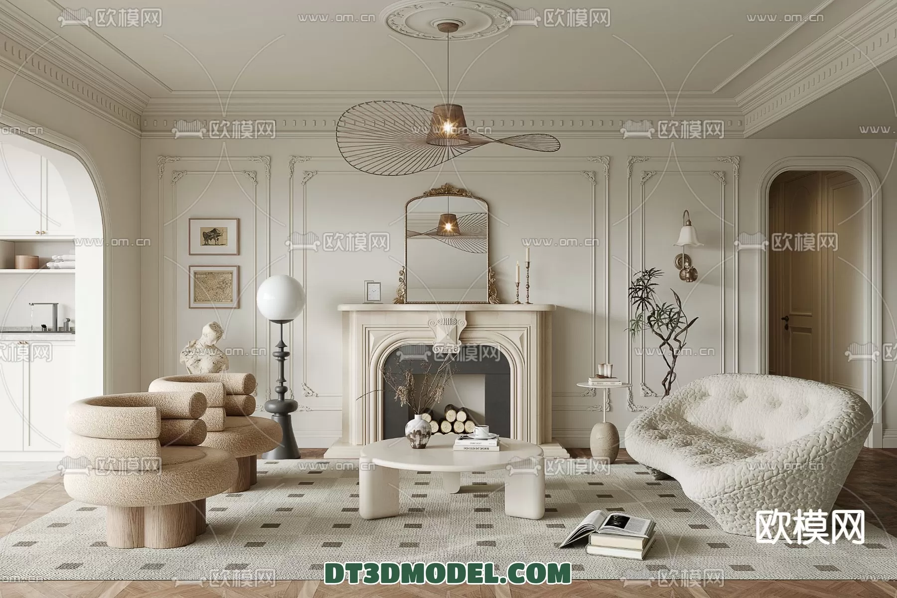 LIVING ROOM - EUROPEAN STYLE - 6230