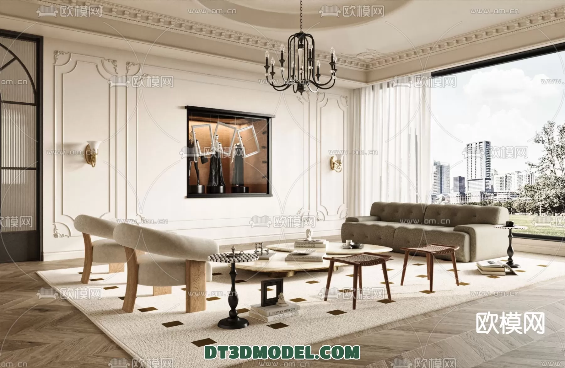 LIVING ROOM - EUROPEAN STYLE - 6232