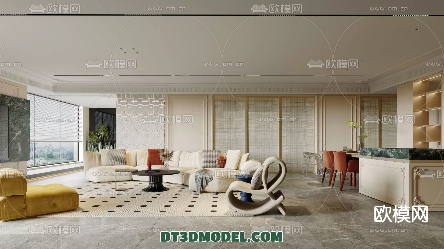 LIVING ROOM - EUROPEAN STYLE - 6235