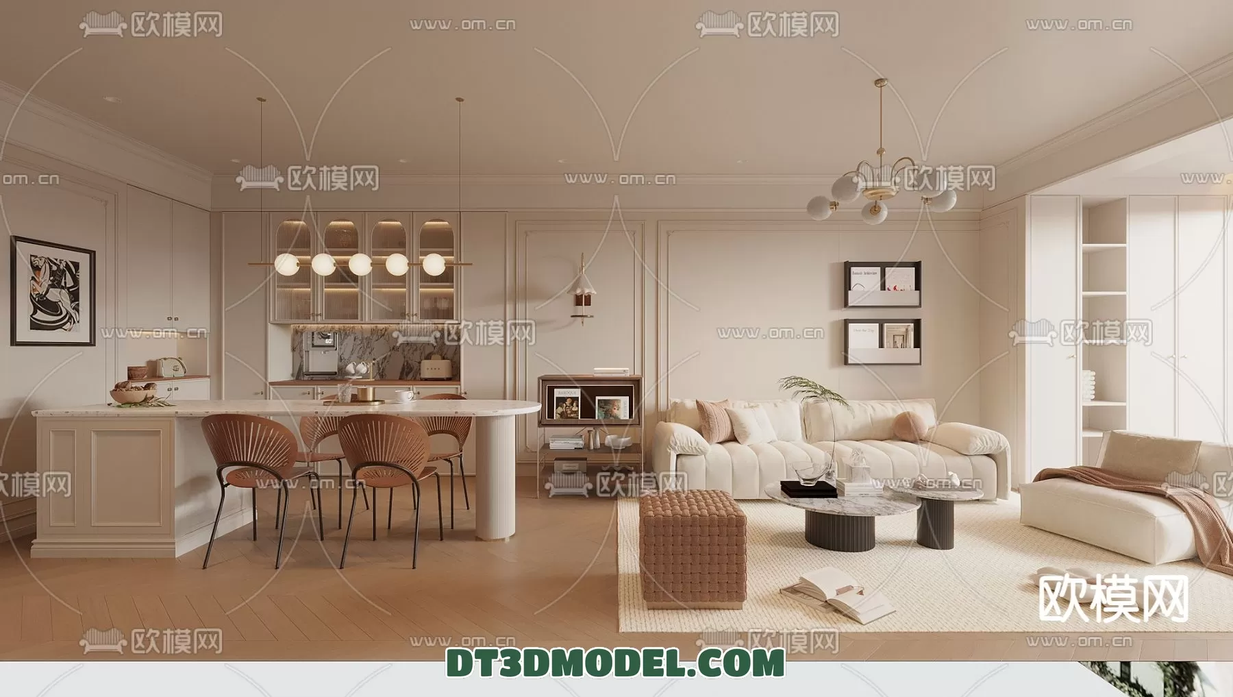 LIVING ROOM - EUROPEAN STYLE - 6237