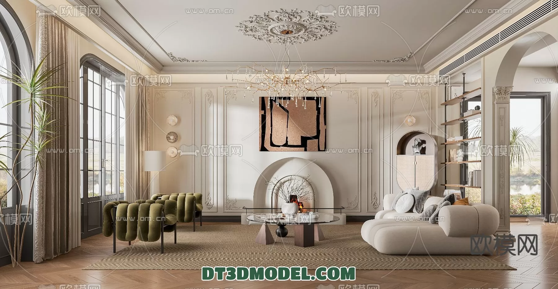 LIVING ROOM - EUROPEAN STYLE - 6244