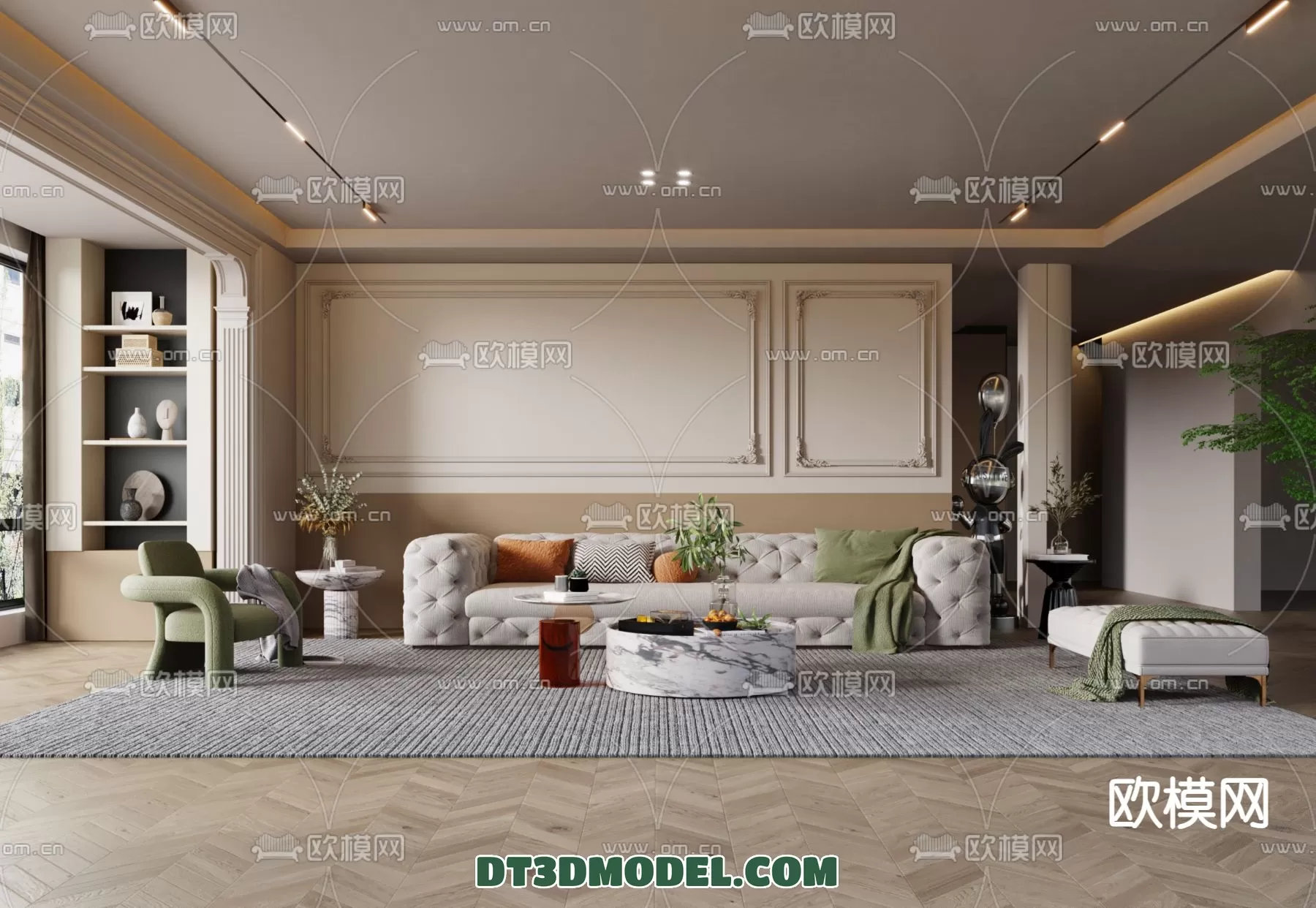 LIVING ROOM - EUROPEAN STYLE - 6245