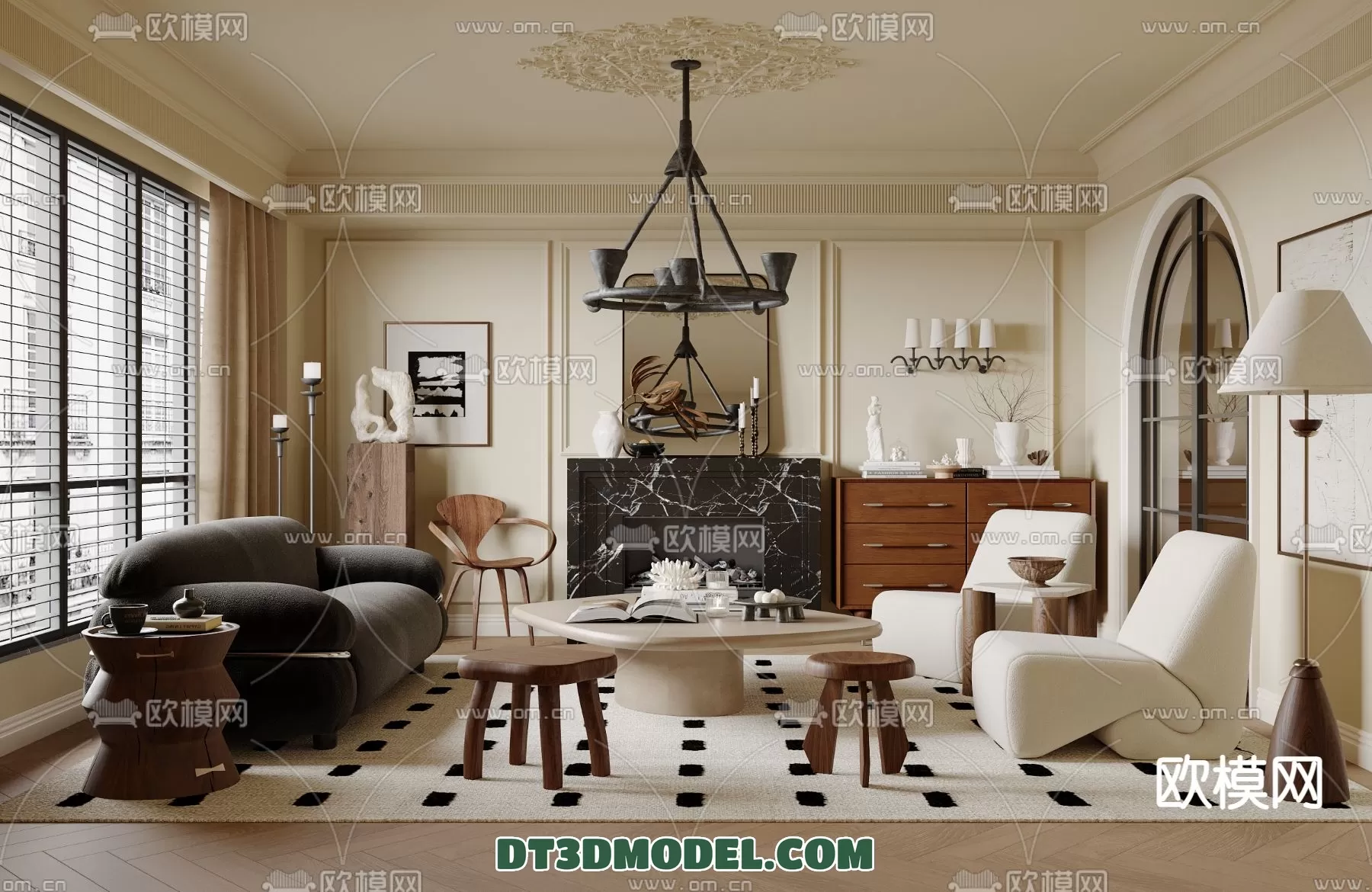 LIVING ROOM - EUROPEAN STYLE - 6247