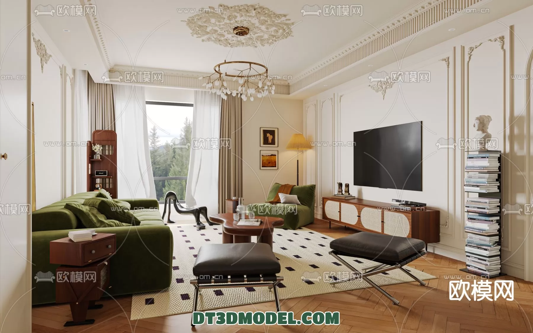 LIVING ROOM - EUROPEAN STYLE - 6248