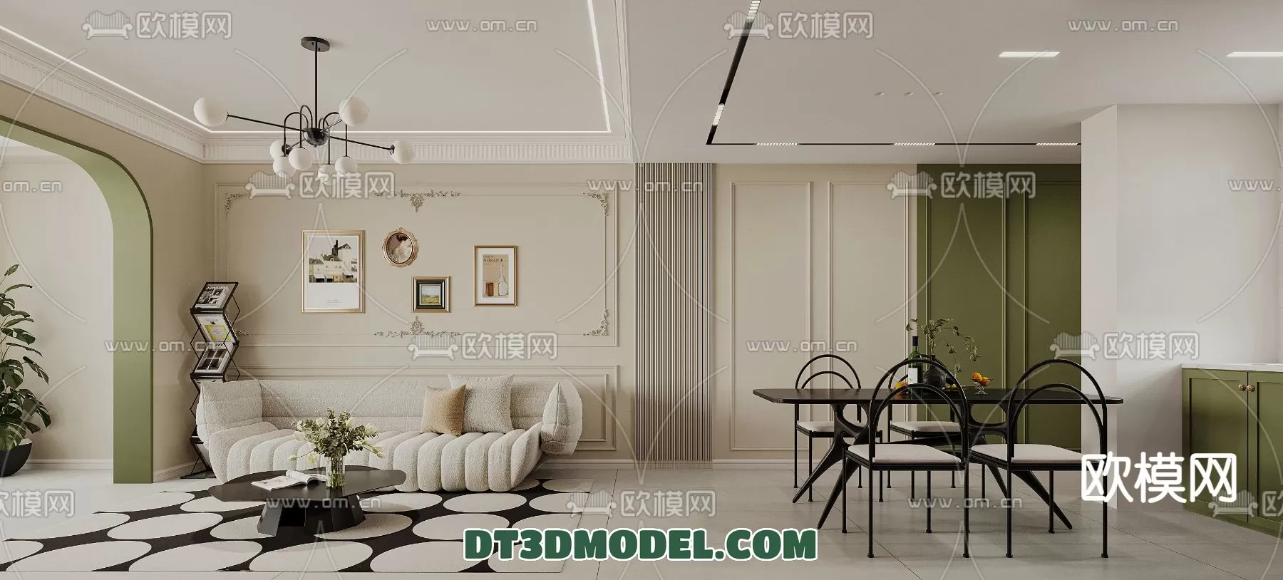 LIVING ROOM - EUROPEAN STYLE - 6251