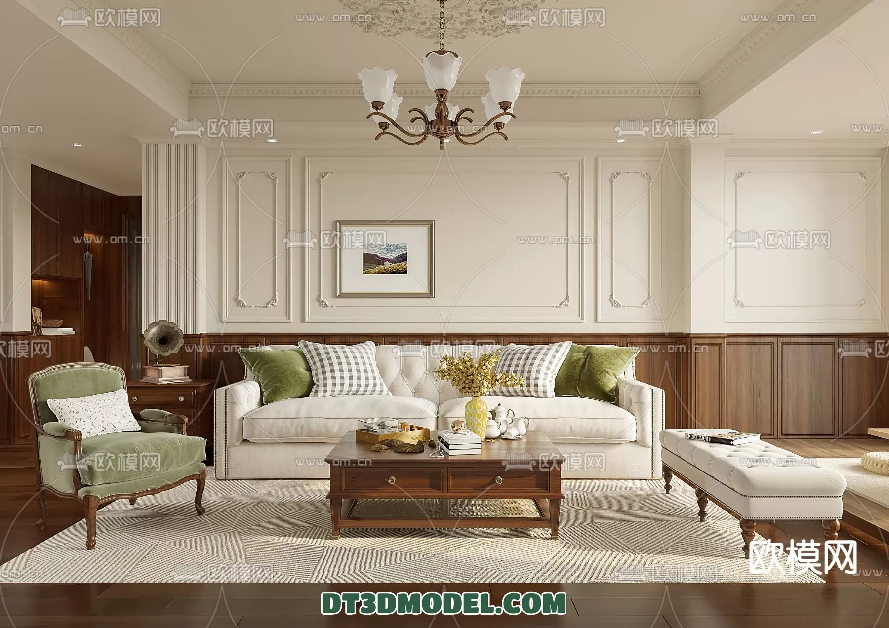 LIVING ROOM - EUROPEAN STYLE - 6252