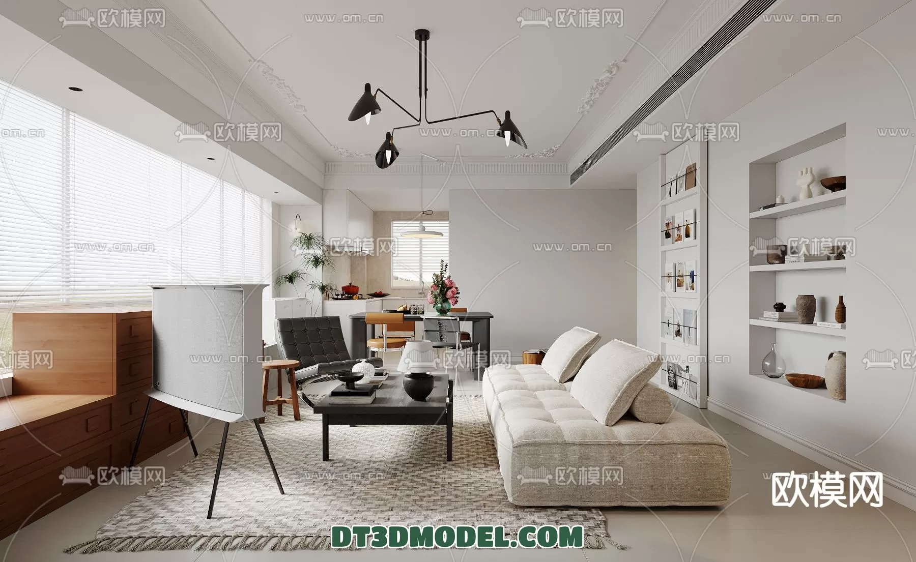 LIVING ROOM - EUROPEAN STYLE - 6253