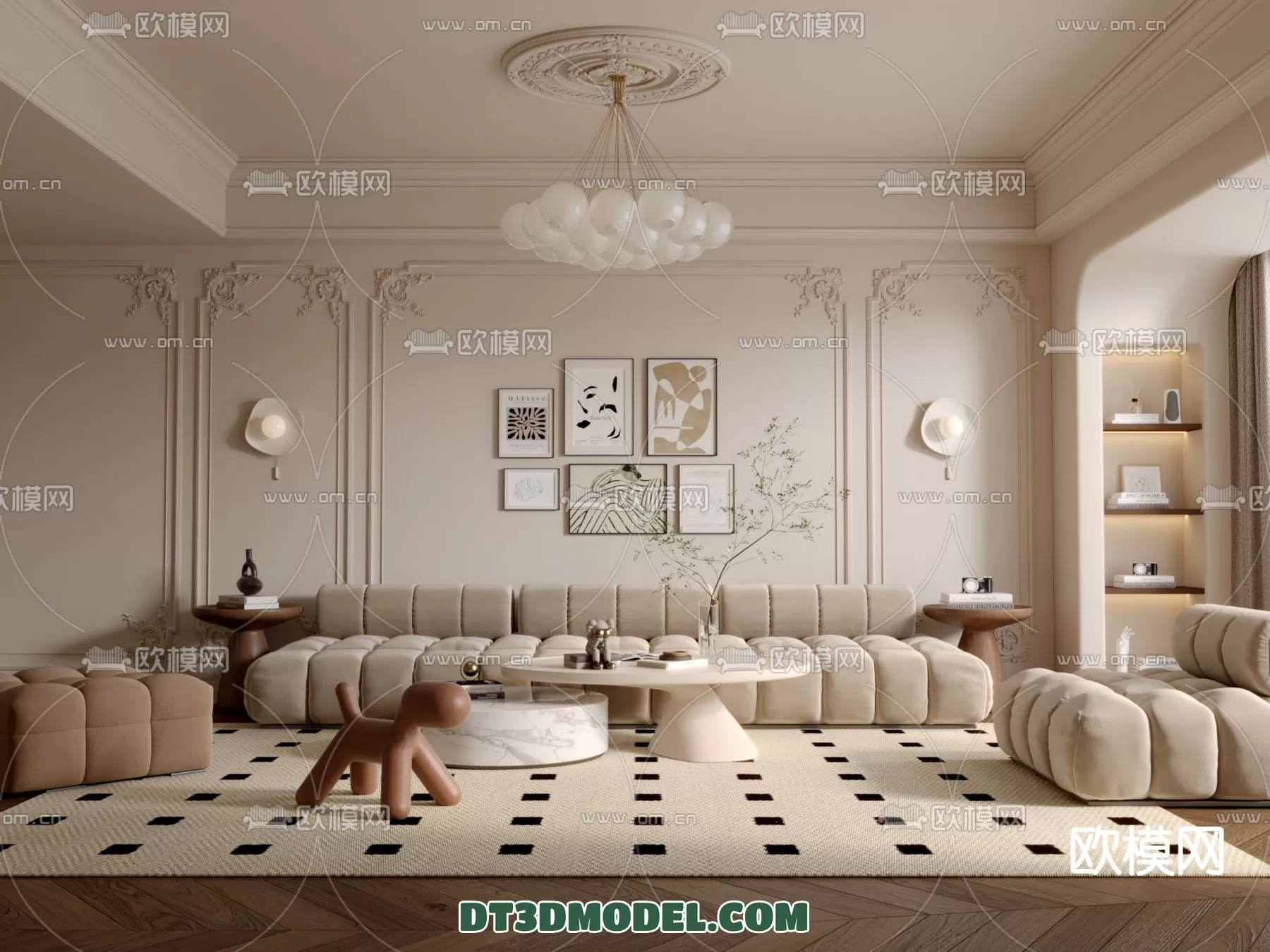 LIVING ROOM - EUROPEAN STYLE - 6254
