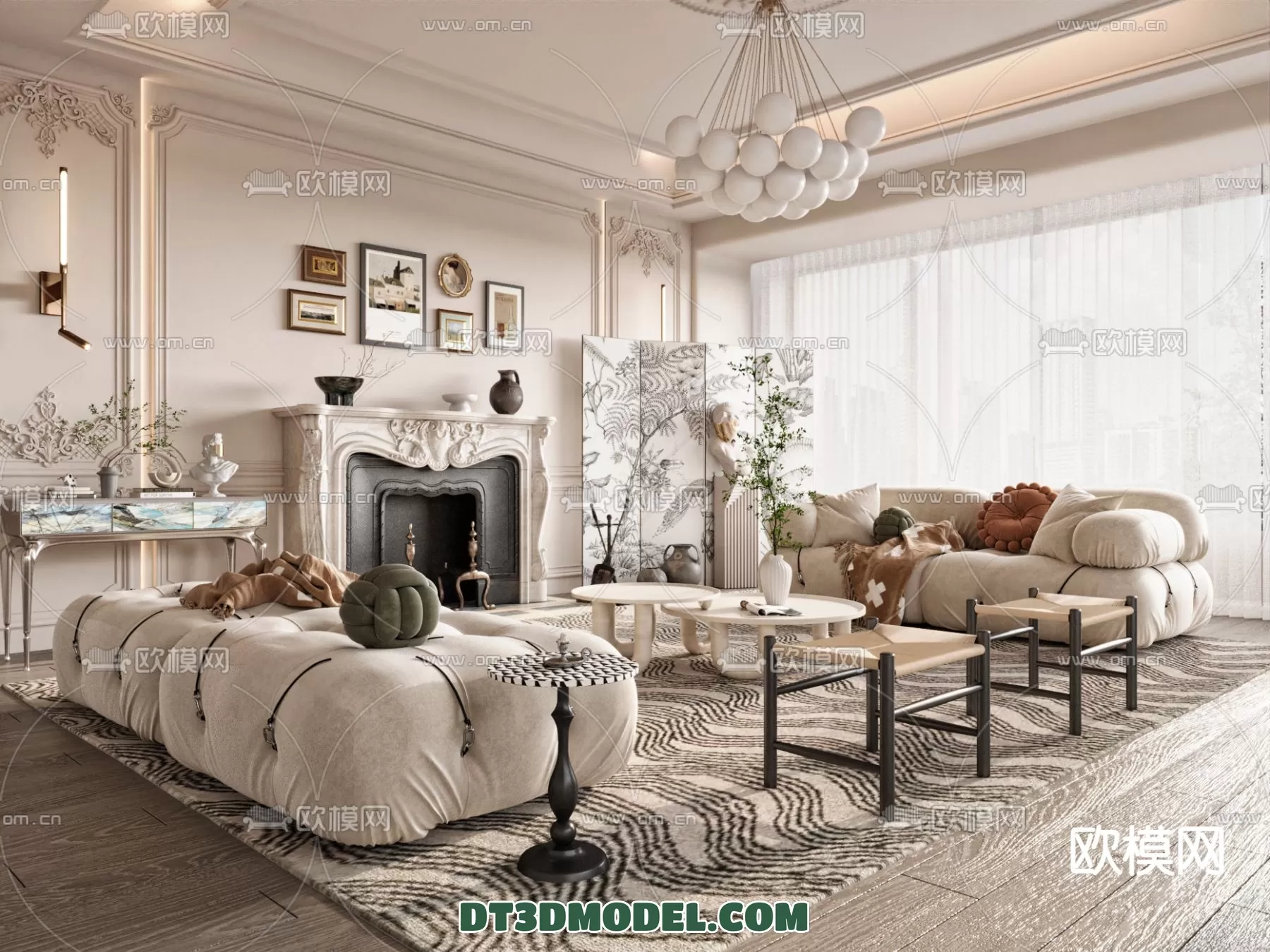 LIVING ROOM - EUROPEAN STYLE - 6261