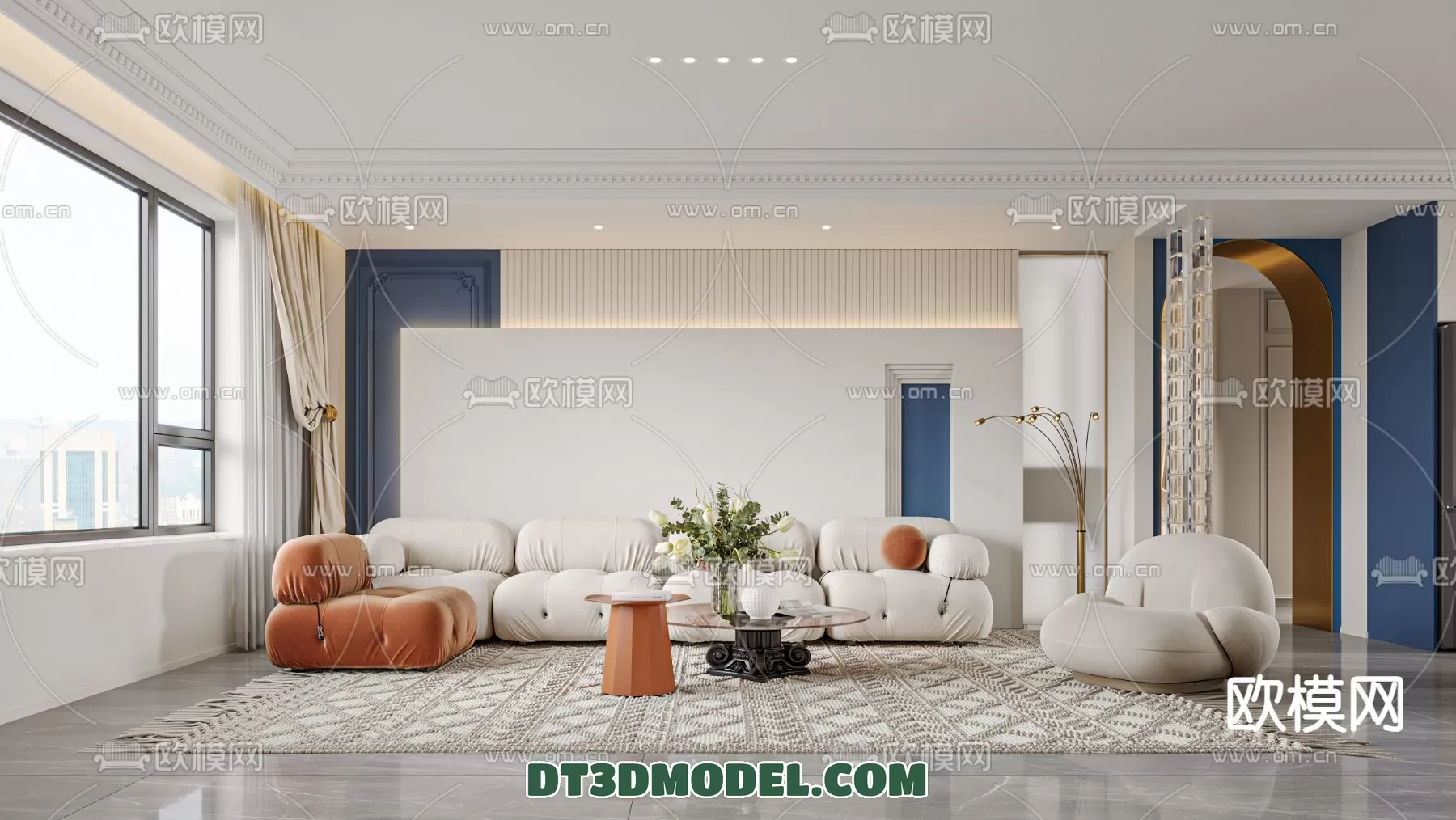 LIVING ROOM - EUROPEAN STYLE - 6262