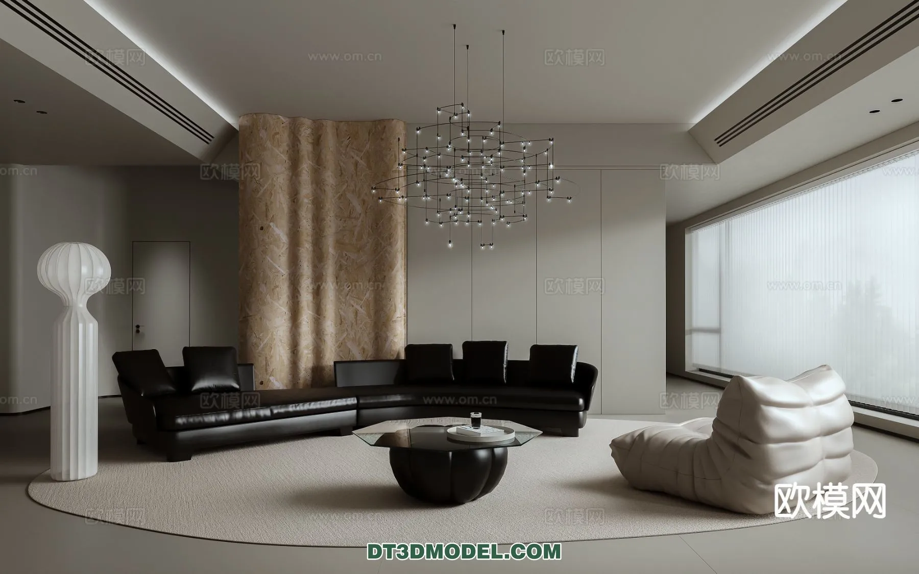 Living Room - Italian Style - Interior 3D Scene - 021