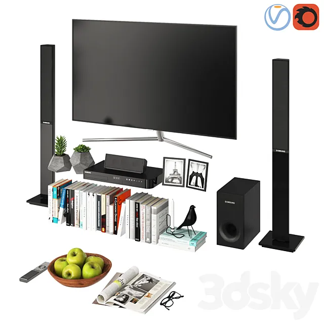 Living Room Modern 3DModel