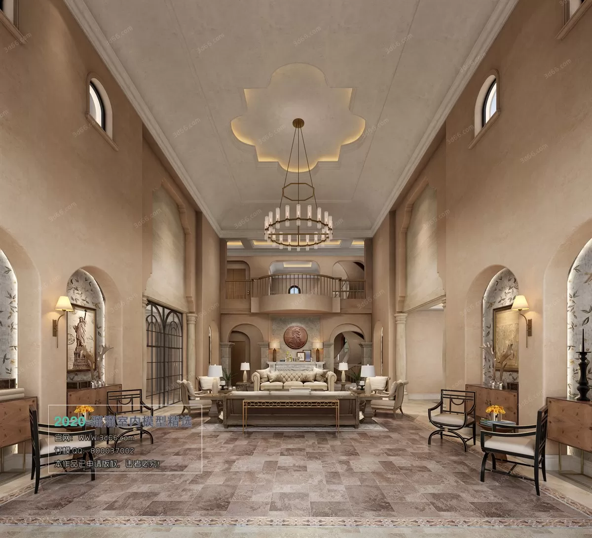 LIVING ROOM - MODERN STYLE - 3D MODELS