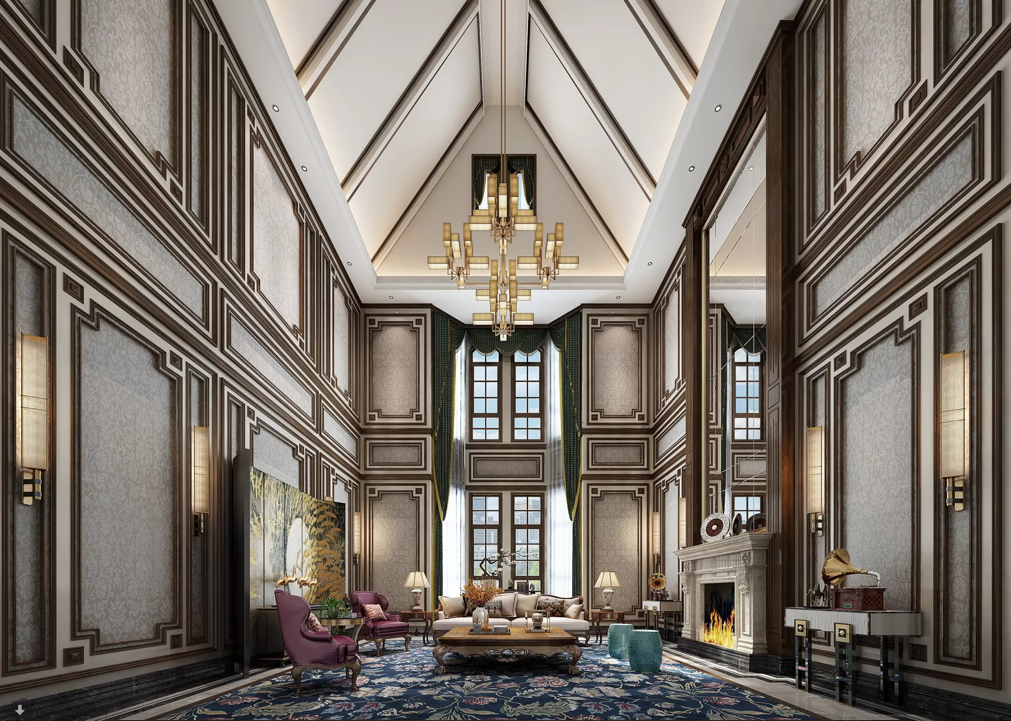 LIVING ROOM - MODERN STYLE - 3D MODELS