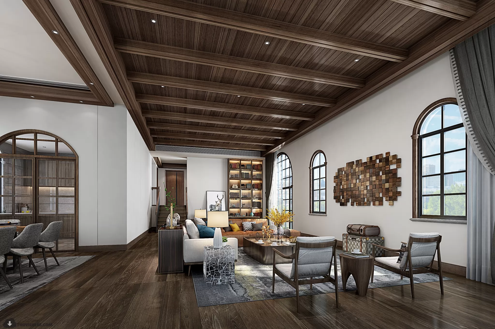 LIVING ROOM - MODERN STYLE - 3D MODELS