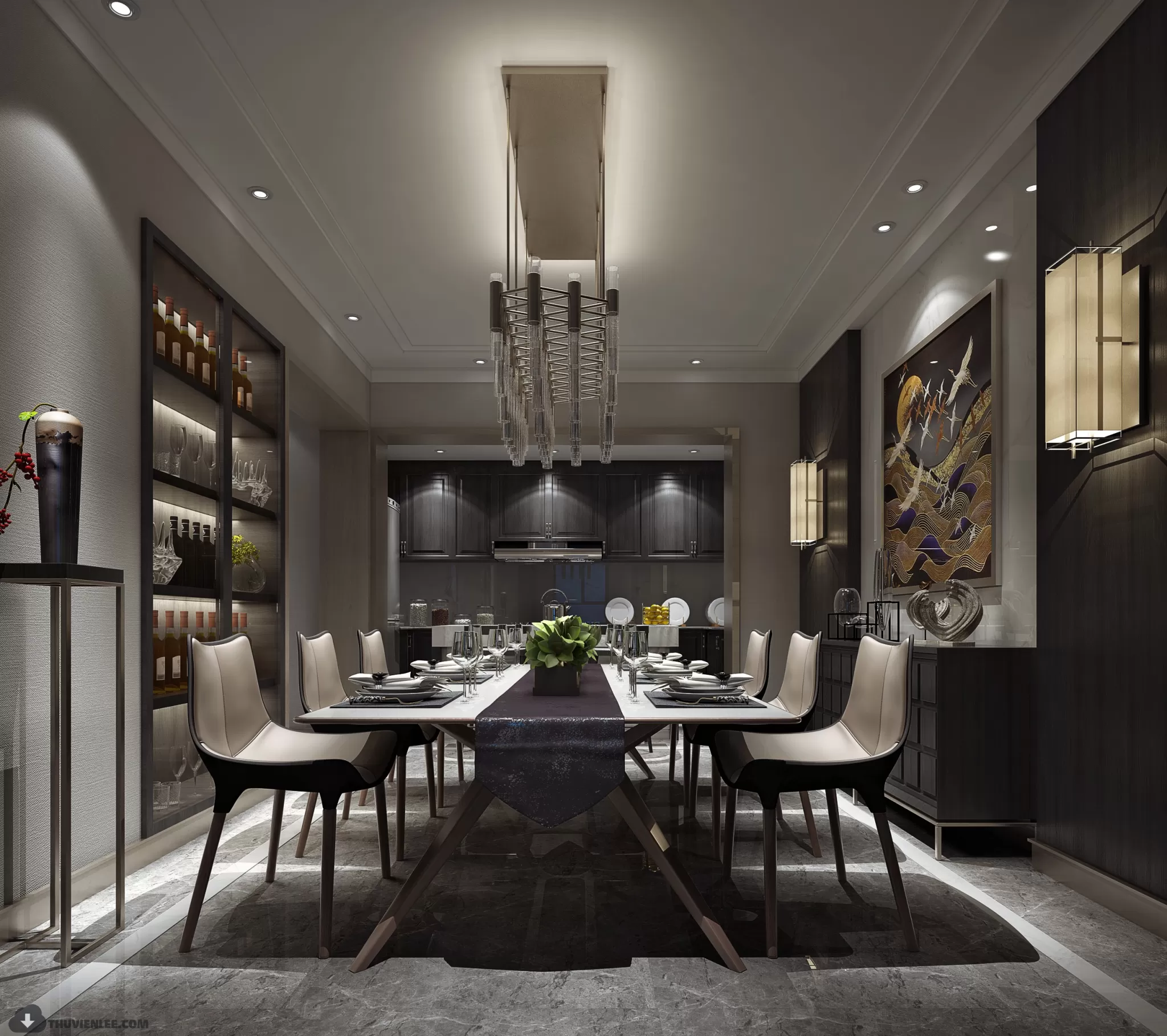 LIVING ROOM - MODERN STYLE - 3D MODELS