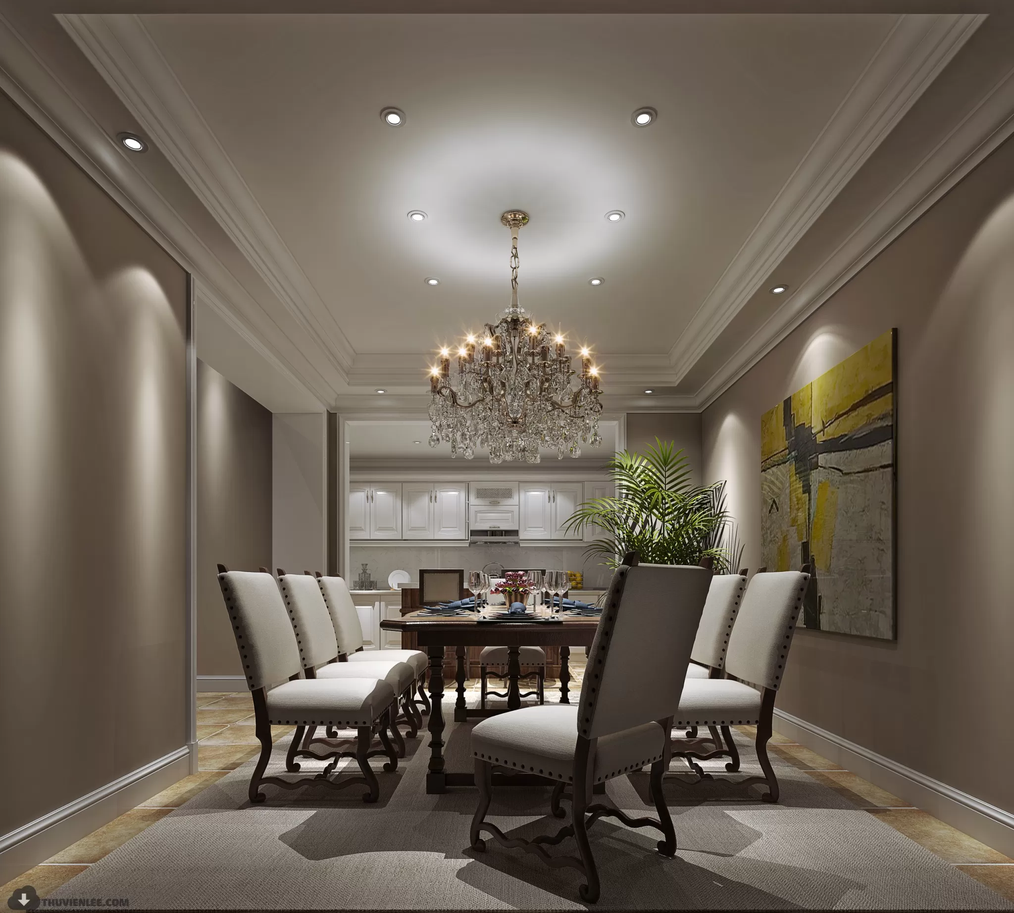 LIVING ROOM - MODERN STYLE - 3D MODELS