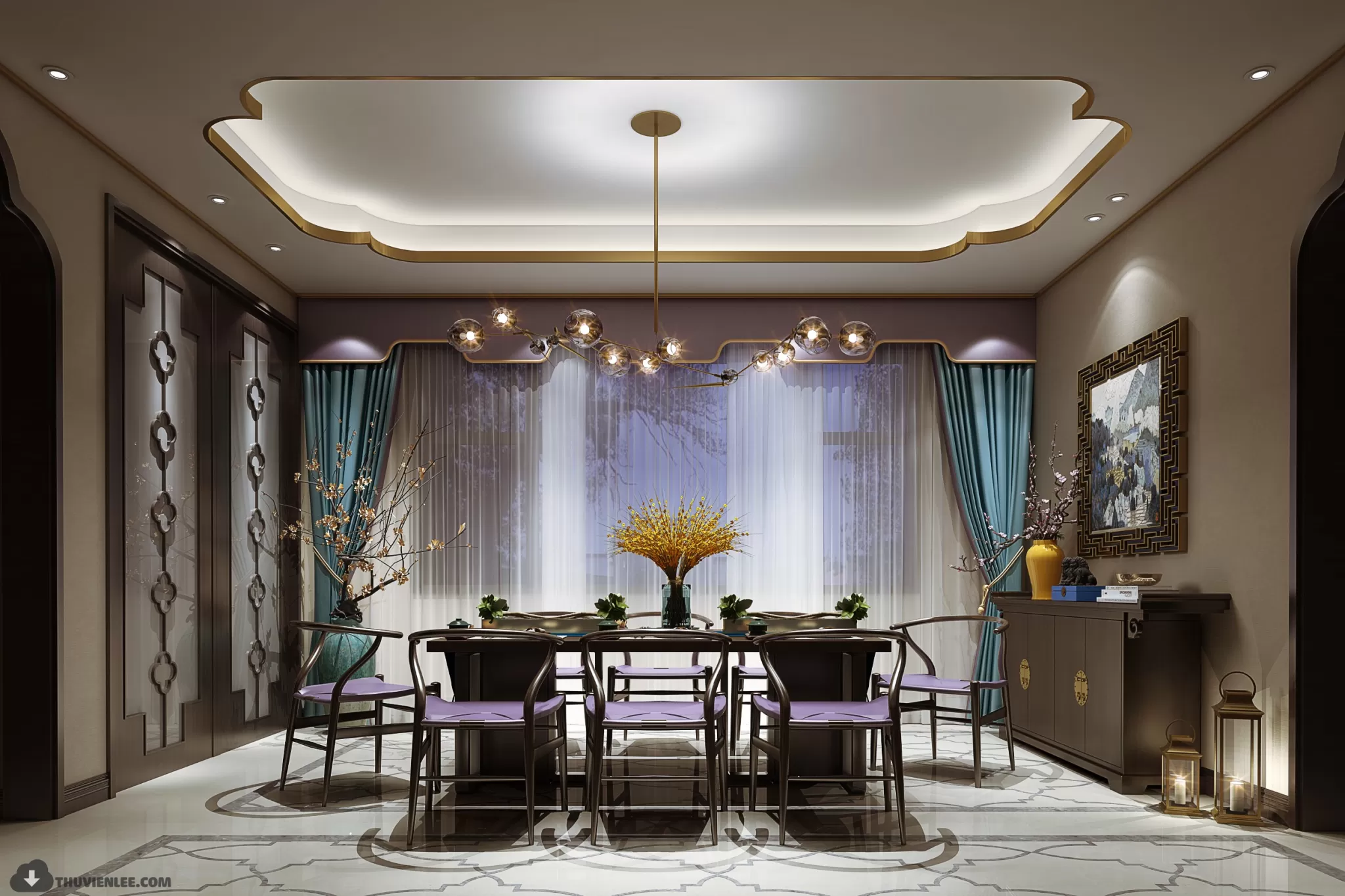 LIVING ROOM - MODERN STYLE - 3D MODELS