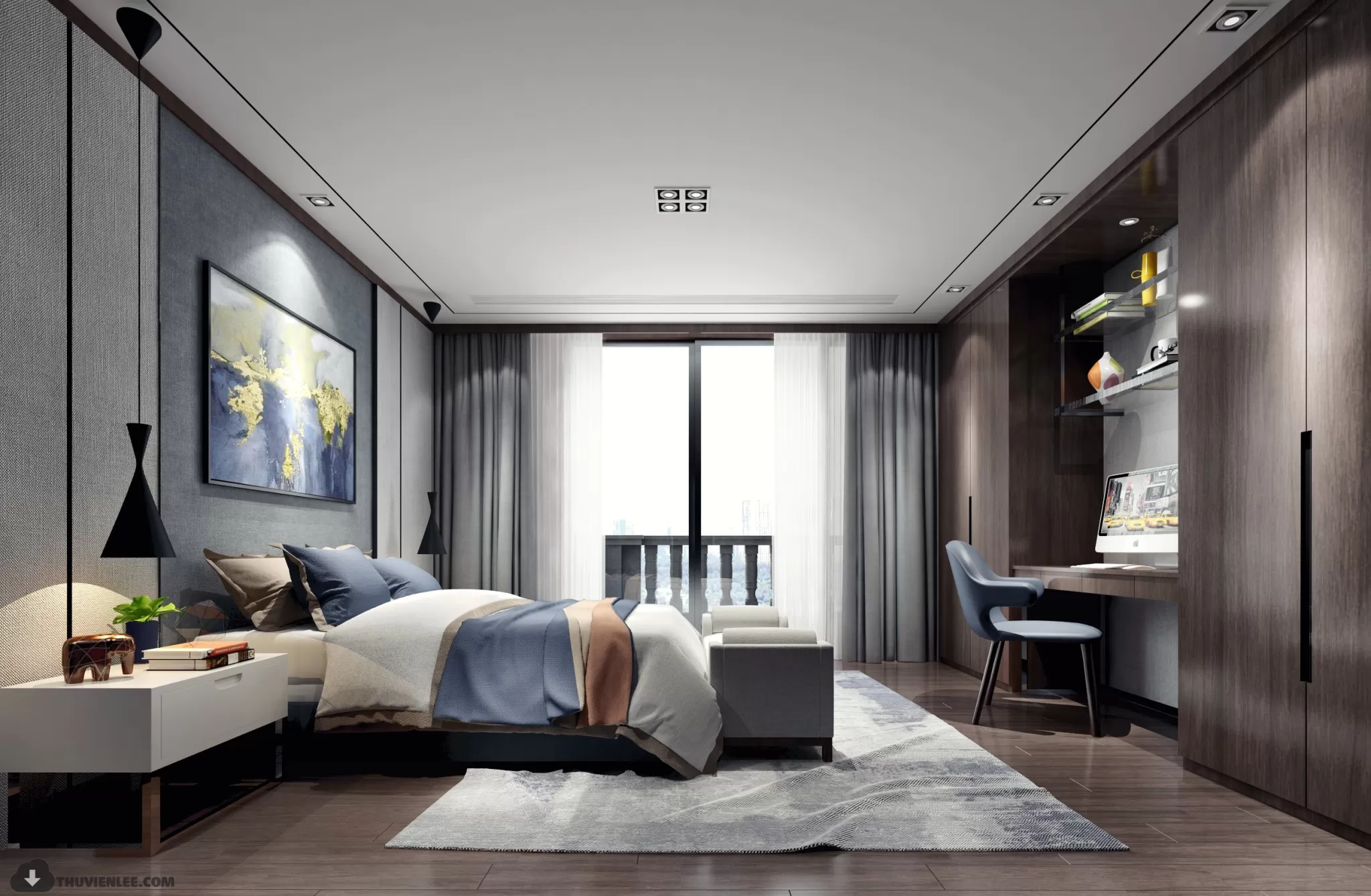 LIVING ROOM - MODERN STYLE - 3D MODELS