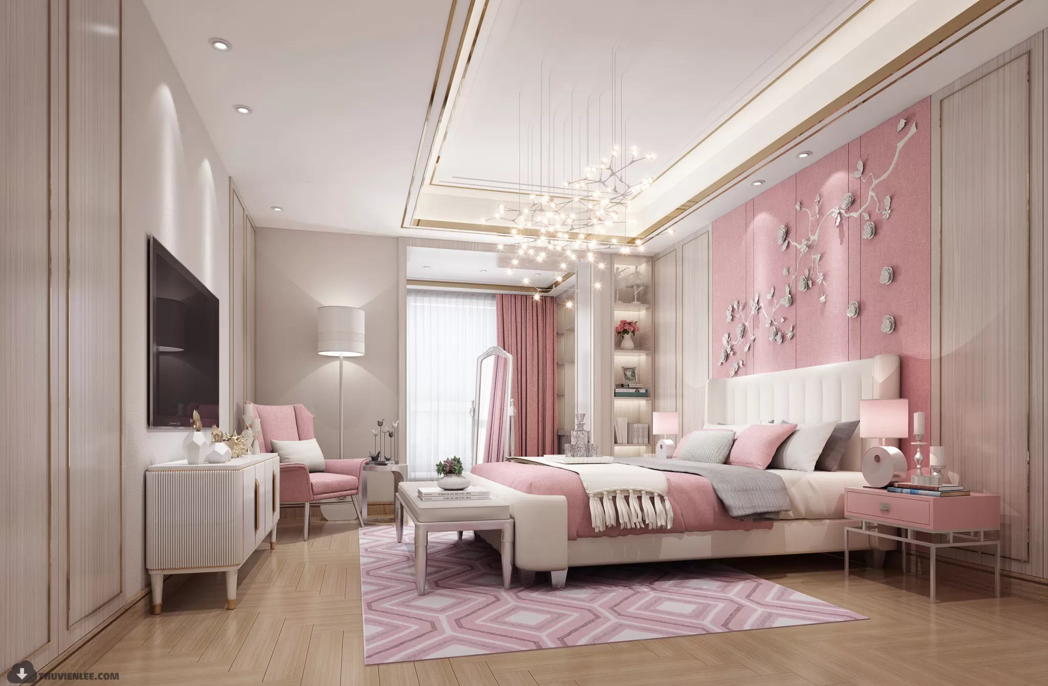 LIVING ROOM - MODERN STYLE - 3D MODELS