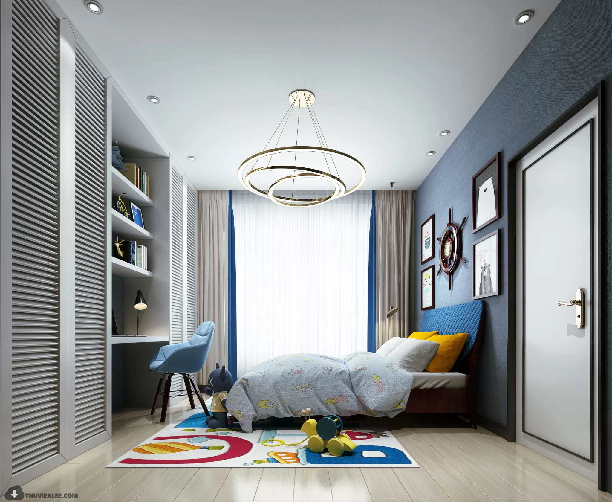 LIVING ROOM - MODERN STYLE - 3D MODELS